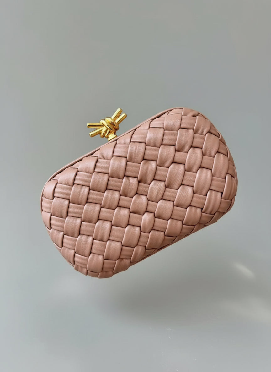 Statement Woven Clutch Bag