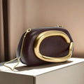 Metal-Accented Statement Handbag