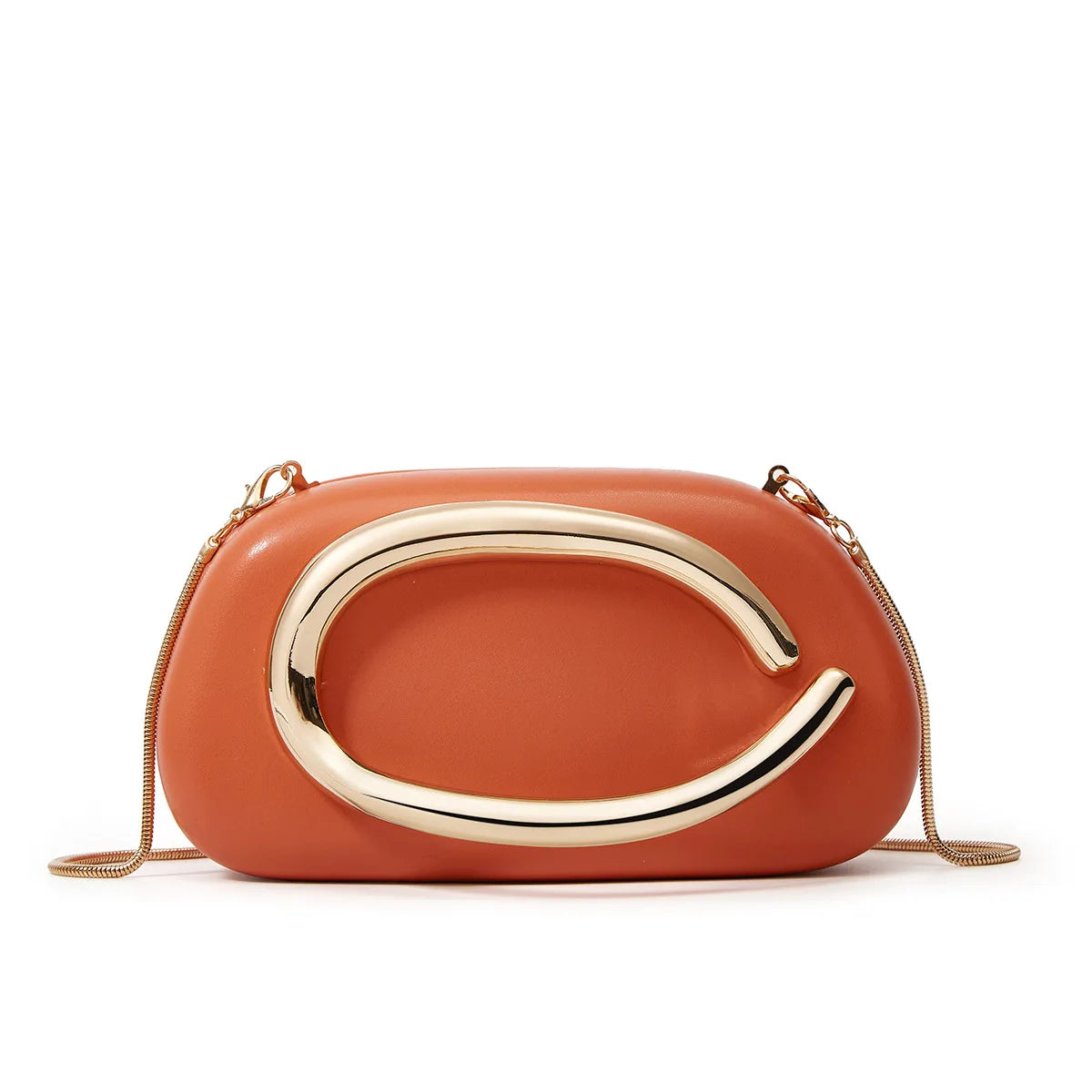 Metal-Accented Statement Handbag
