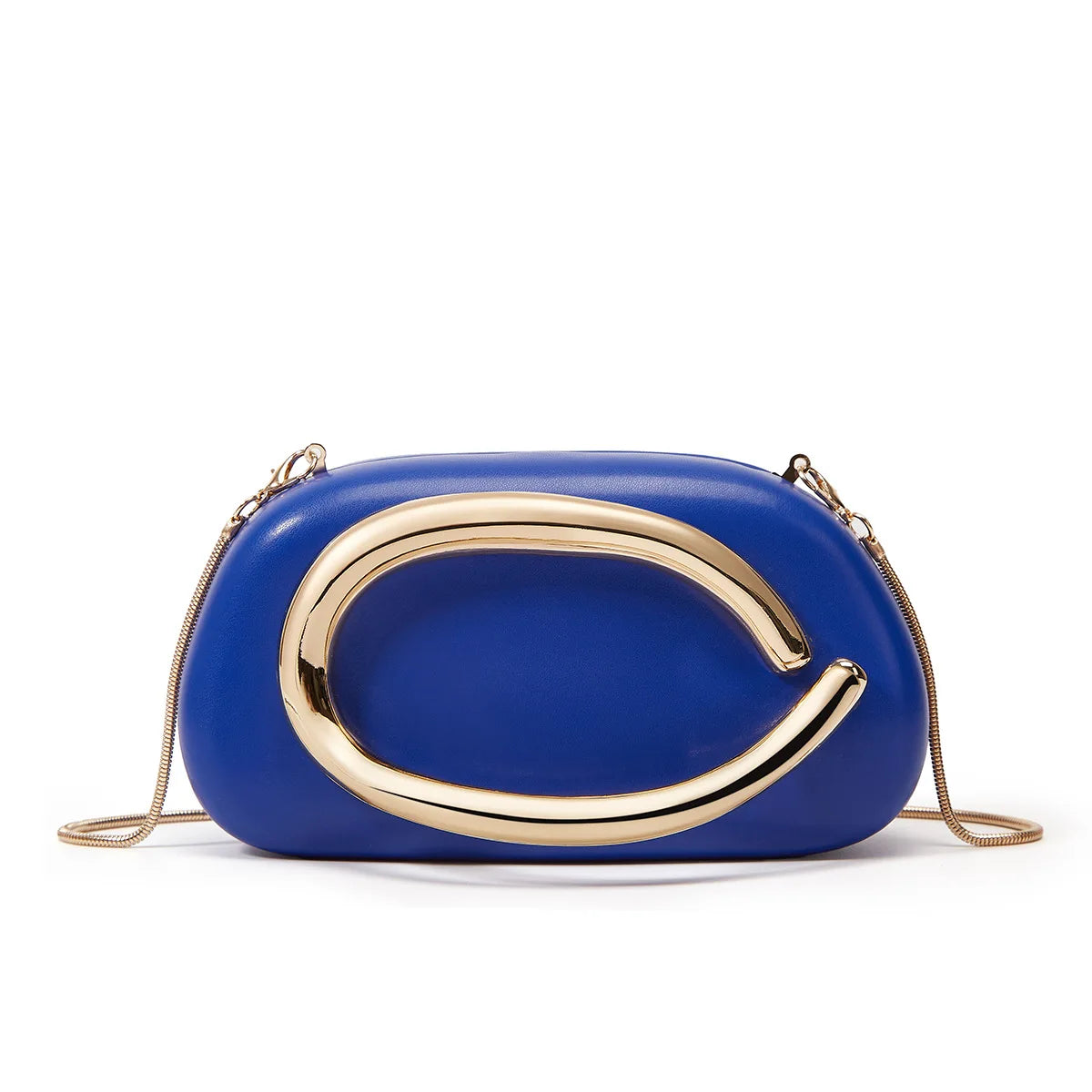 Metal-Accented Statement Handbag